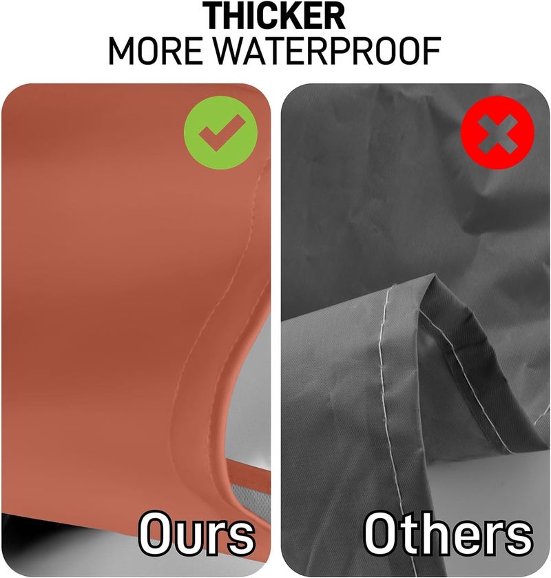 Vammcht Waterproof Apron with Comfortable Adjustable Bib Rubber Vinyl Dishwasher Heavy Duty Apron for Men Women Dishwashing - Image 3